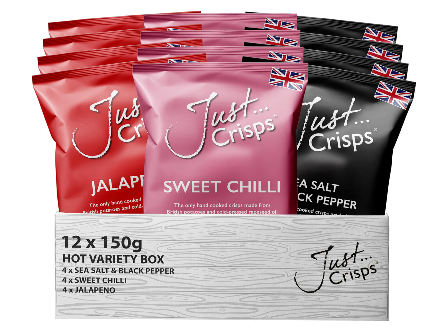 Hot Mixed Variety Box 150g (Case of 12)