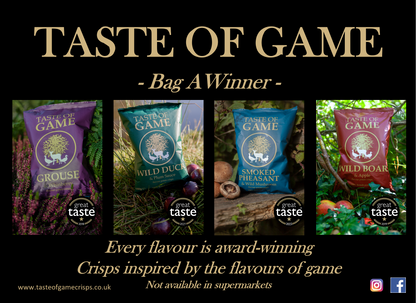 Wild Boar and Apple Crisps 150g (Case of 12)