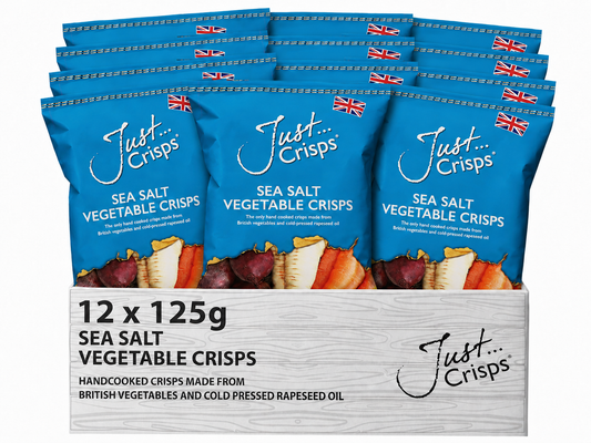 Sea Salt Vegetable Crisps 125g (Case of 12)