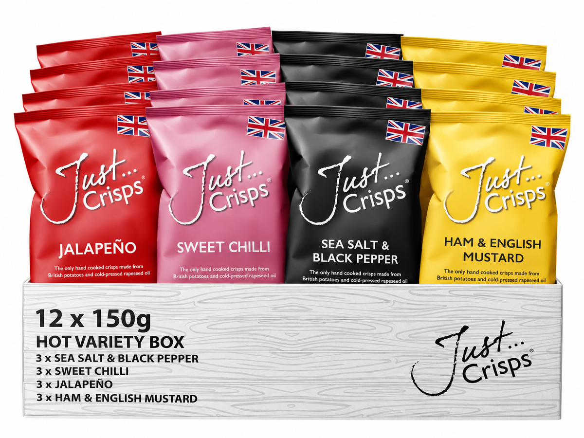 Hot Mixed Variety Box with Ham & English Mustard 150g (Case of 12)