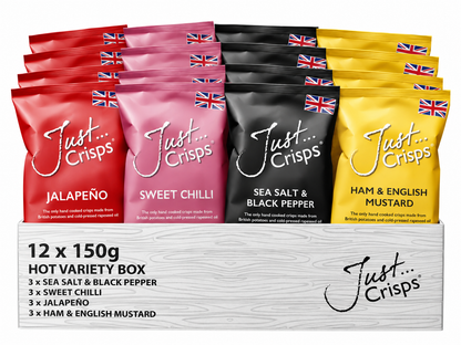Hot Mixed Variety Box with Ham & English Mustard 150g (Case of 12)