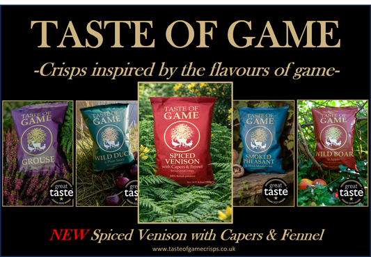 Spiced Venison with Capers & Fennel Crisps 150g (Case of 12)
