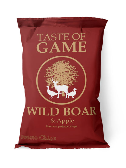 Wild Boar and Apple Crisps 150g (Case of 12)
